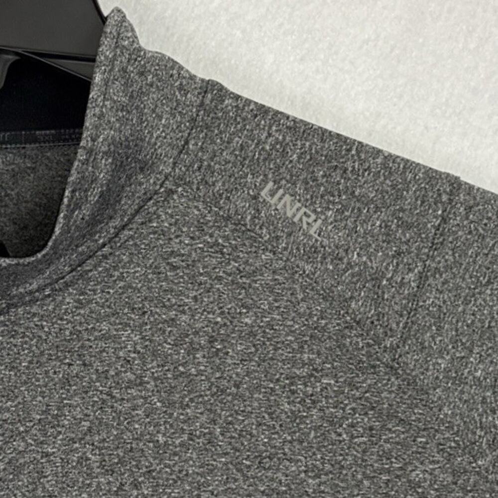 UNRL Elite Quarter Zip Pullover Mens 3XL Gray Heather Performance Stretch Golf - Picture 2 of 14